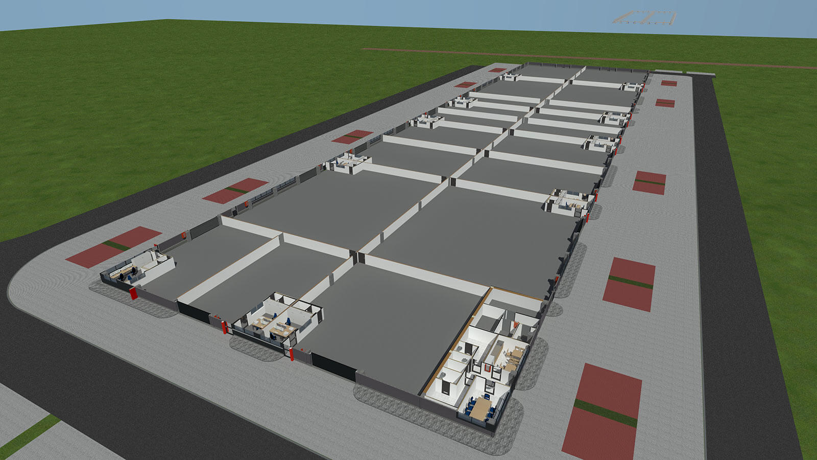 building image - ipari ingatlan, ipari park, kiadó raktár, csarnok eladó,kiadó irodák